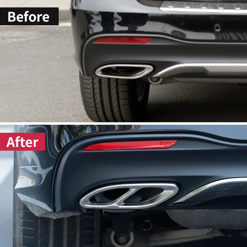 

Exhaust Pipe Cover Trim for Mercedes Benz A W176 B W246 C W205 E w213 GLC GLE w166 c292 coupe 350d GLS amg Class accessories