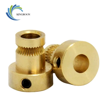 

Drive Gear Copper Extruder Pulley Bore 5mm Feeder Wheel 1.75mm 3.0mm Filament For NEMA17 3D Printer Parts Extrusion wheel
