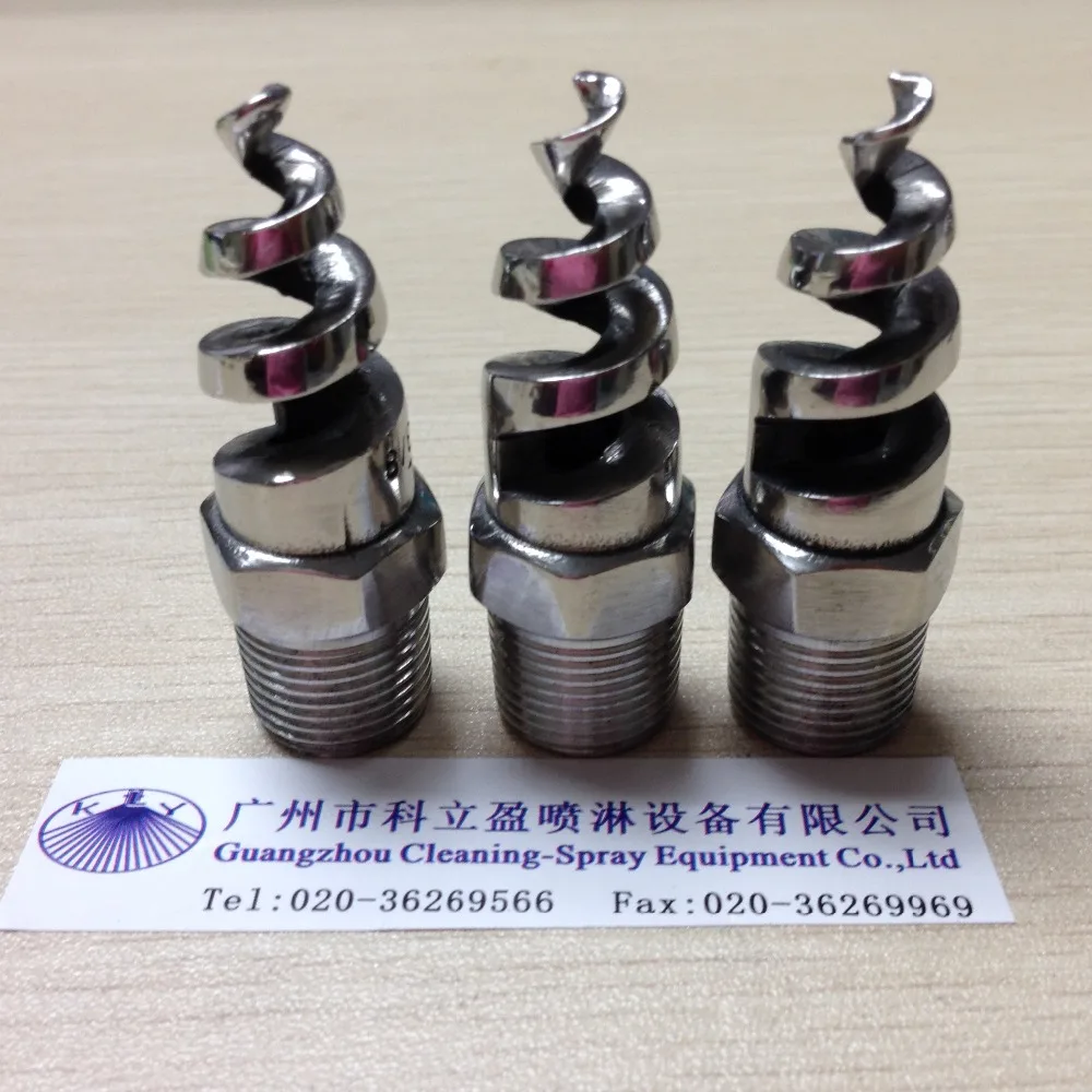 

10 pcs per lot, 3/4"BSPP 304SS spiral spray nozzle