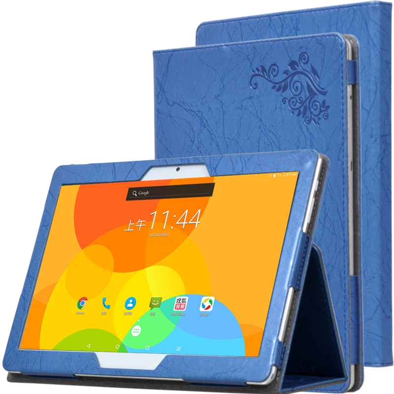 Умный однотонный флип чехол из искусственной кожи с подставкой для Onda X20 / Chuwi Hi9 Air