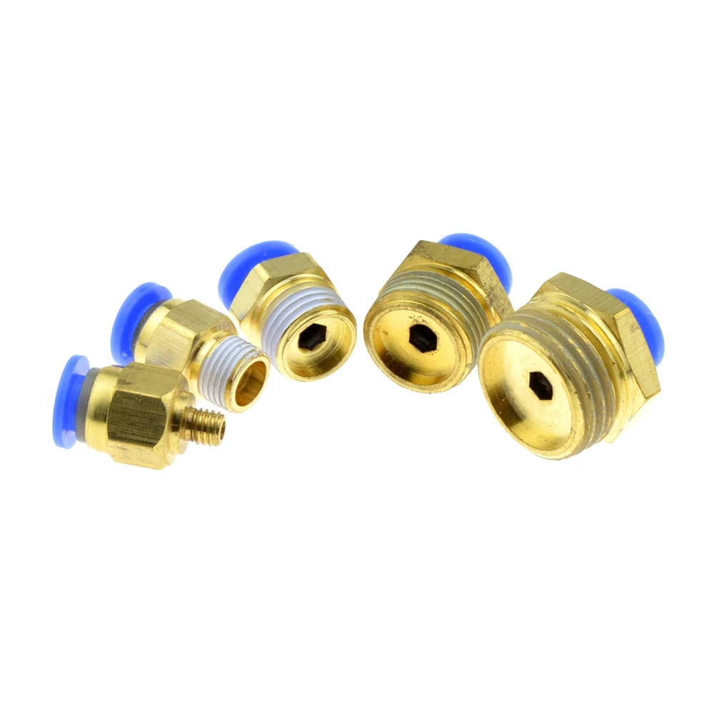 Stainless Steel 7 Units Brennan Instrumentation Straight Adapter 1//4 in Instrumentation x 1//2 in Female Pipe