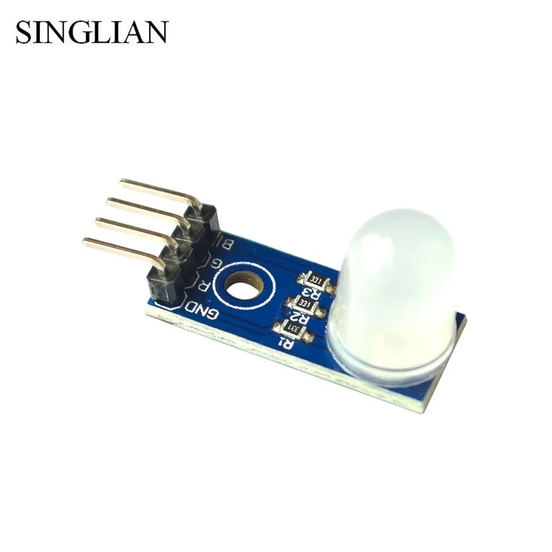 NEW 5PCS RGB LED Module Tri-color LED Module 10mm Co-haze