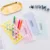 1 Pcs Kawaii Transparent Pencil Cases Simple Pull Ring Design Office Pencil Bag Cute For Student School Supplies Stationery Gift