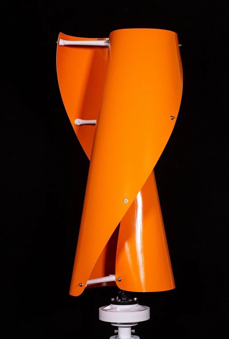 

400 Watts Orange Wind Turbine Generator Kit with MPPT Controller (400w 12V 24v auto) for streetlight project or Home use
