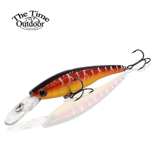 THE TIME BRAND suspending minnow fishing lure bait 70mm 6.7g supend wobbler  artificial lures jerkbait for bass fishing - AliExpress