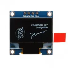 2016 Новый Дизайн 10 шт./лот Белый 4pin 128X64 OLED LCD LED Display Module 0.96 «I2C IIC Связи