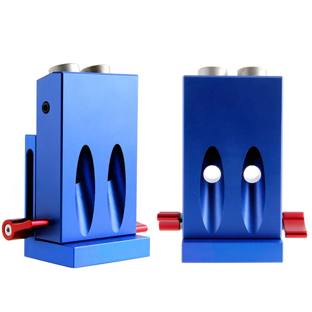 

Mini Pocket Hole Jig Kit Wooden Link System 3 Step Drill Bit Slanted Wood Dowel Jig Tools Set WWO66