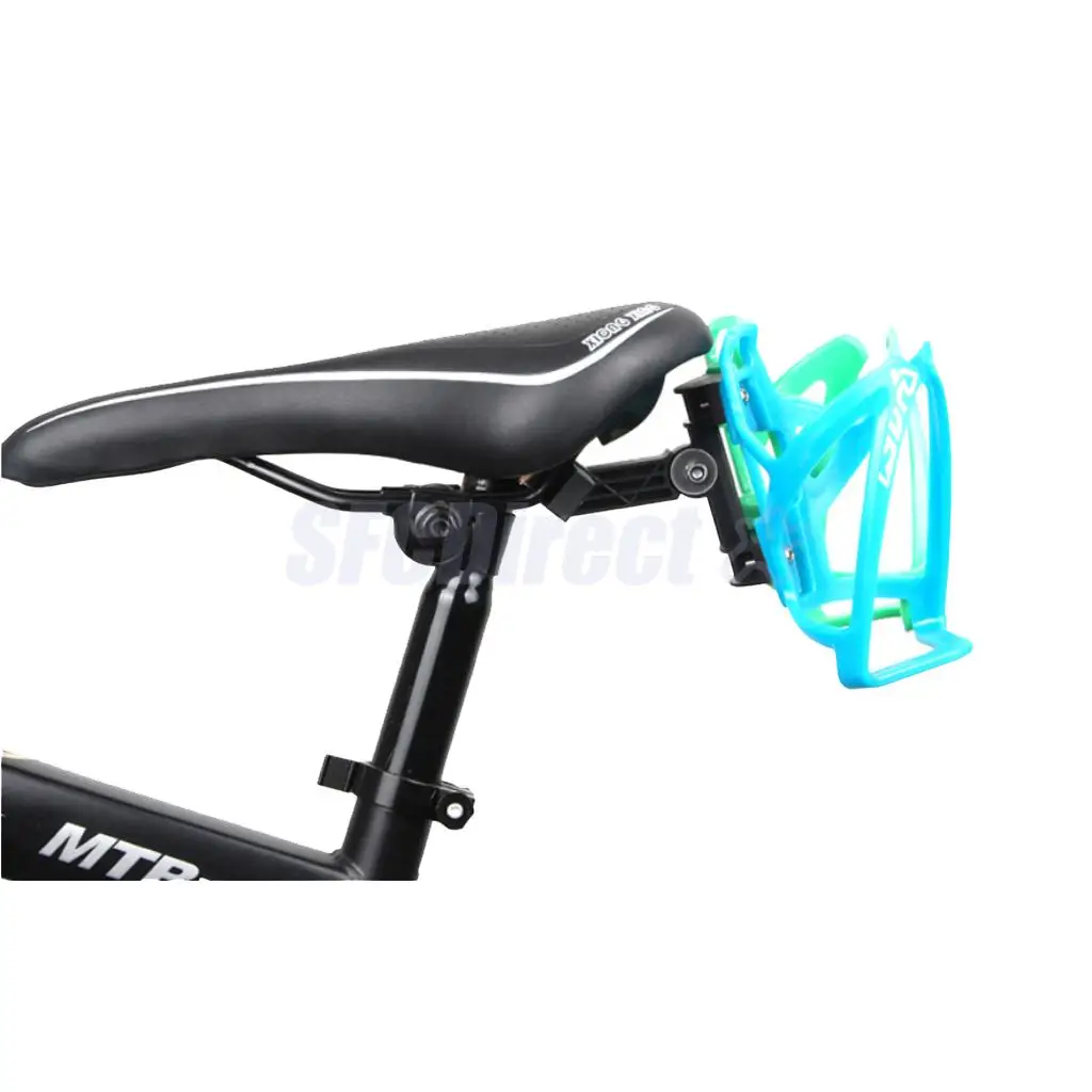 Ultralight Bike Seat Bottle Holder Rear Saddle Bottle Cage Mount Bracket Plastic Adapter Outdoor Seat Post Bottle Cages Holder