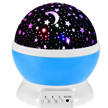 

LED night light Rotating Star projection lamp with hellokitty Monkey Doraemon night moon pattern for children and kids