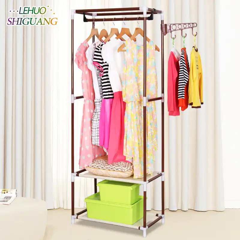 Simple Coat Rack Multifunctional Floor Bedroom Hangers