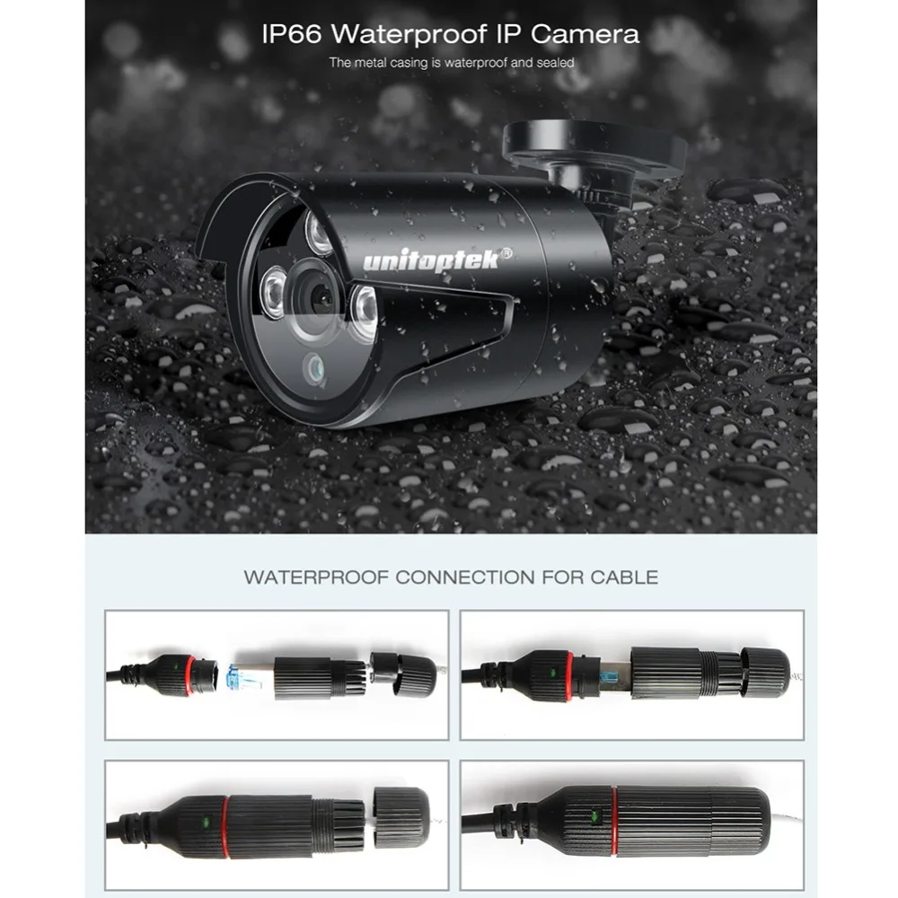 8CH 4MP POE IP камера CCTV система видеонаблюдения комплект водонепроницаемый IP66 с 8 шт. 48 в POE пуля Cam NVR система P2P Облако приложение XMEye