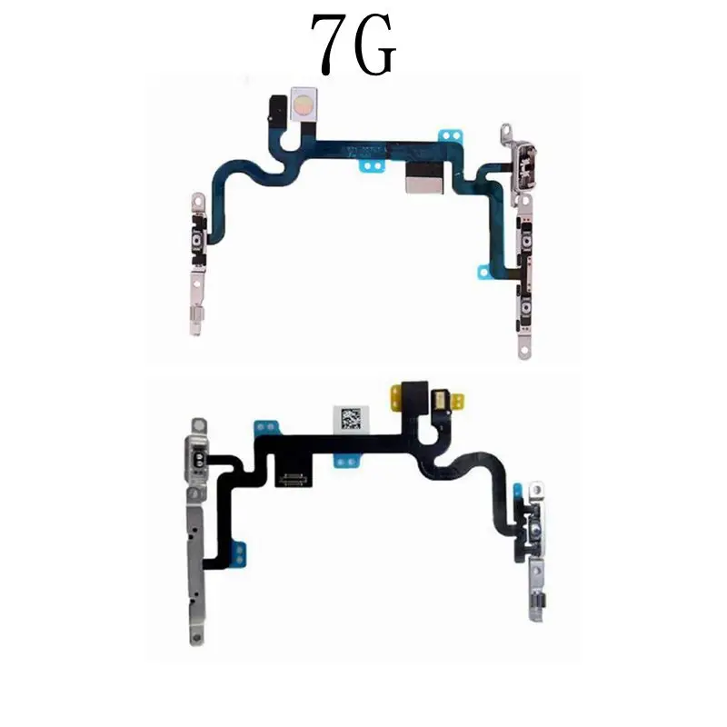 Leoleo кнопка включения выключения питания гибкий кабель для iPhone 4G 4S 5G 5S 5C 6G 6 Plus 6S Plus 7G 7Plus 8G 8 Plus X Замена для ремонта - Цвет: 7