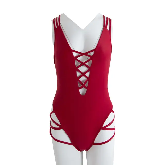 セクシーアイレットスリットモノキニ (3 COLOR) S8948fcf5e7af419aac7ef1be29a0a