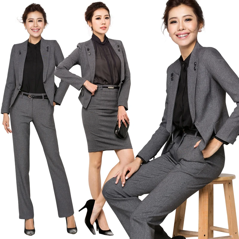 2016 Women High Quality Interview Formal Work Office Long