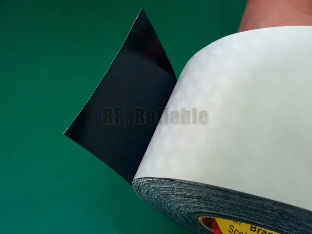 (40mm * 50 M) 3M 아크릴 양면 접착 테이프 LED LCD/터치 스크린/디스플레이/패널/하우징/케이스 수리 블랙