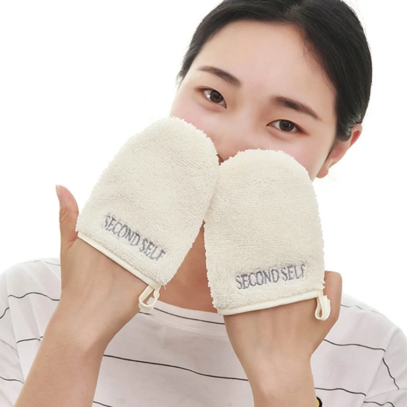 

1PC Beauty Reusable Facial Cloth Face Towel Makeup Remover Cleansing Glove Tool
