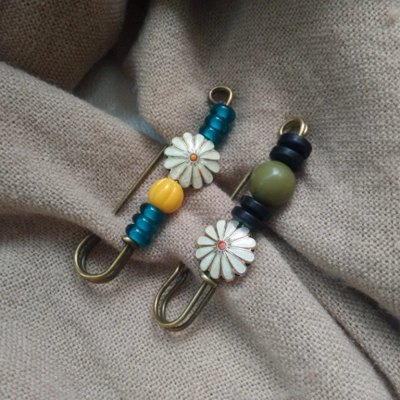 Original Pure Handmade Coat Pin Brooch brooch Silk towel Button Ethnic