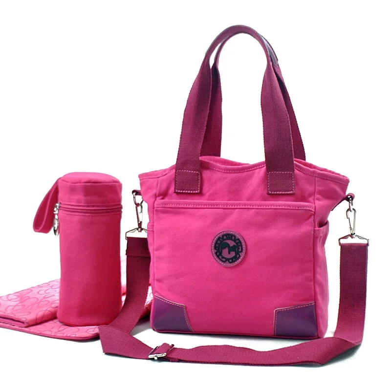Mummy Bag Multifunctional Baby Diaper Bags with Urine Pad and Thermal