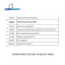 HSP RACING RC CAR SPARE PARTS ACCESSORIES FOR 1/5 GAS POWERED OFF ROAD 4WD BUGGY BAJA MODEL 94054 - 8 PARTS HSP RACING RC CAR SPARE PARTS ACCESSORIES FOR 1/5 GAS POWERED OFF ROAD 4WD BUGGY BAJA MODEL 94054 - 8 PARTS