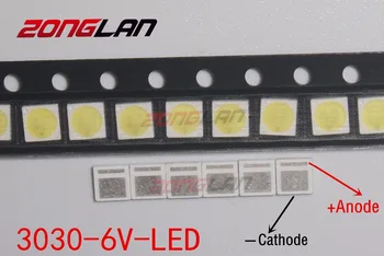 

1000pcs LED Backlight High Power LED 1.8W 3030 6V Cool white 150-187LM PT30W45 V1 TV Application