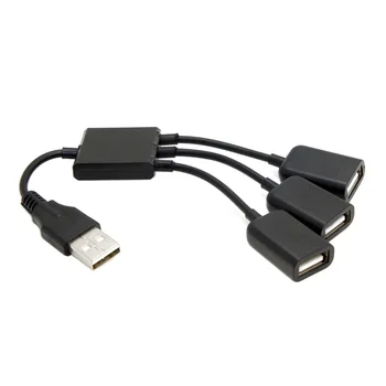 

CYDZ USB 2.0 to 3 Ports Hub Cable Bus power For Laptop Laptop Notebook PC & Mouse & Flash Disk