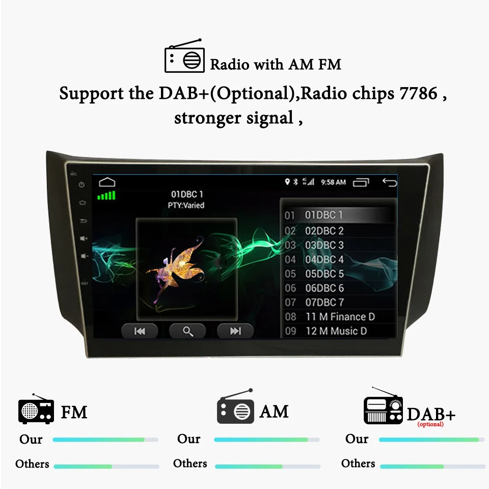 Sale Android Car Radio for Nissan sylphy 10.1 inch 1024*600 Octa Core wifi Bluetooth video audio Multimedia 2 din car dvd player 7