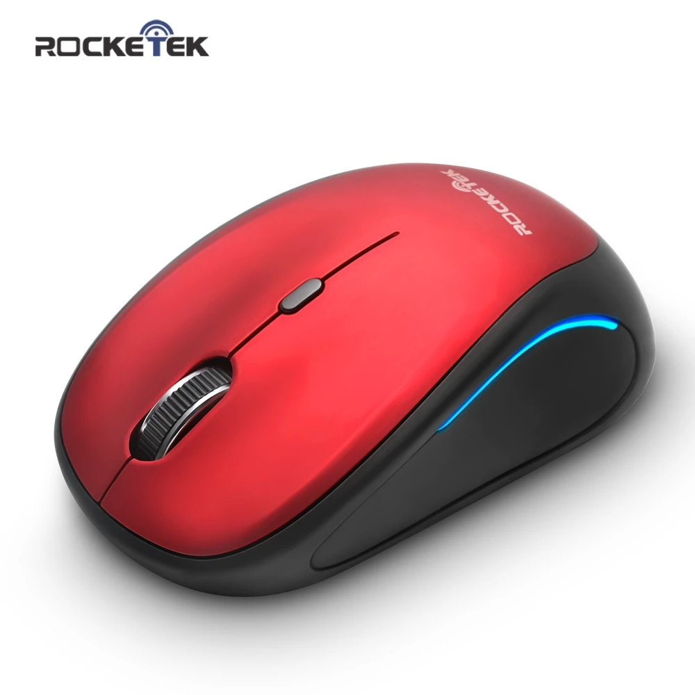 

Rocketek USB Wireless MIni Mouse 1600 DPI 4 buttons ergonomic design for 2.4G desktop computer accessories mice gamer PC