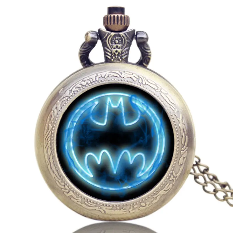 Hot Sale Superhero Batman Movie Theme Extension Brass Quartz Pocket
