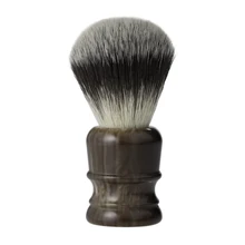 Бритва для парикмахерских салонов, нейлоновая щетка для бритья бороды, Мужская бритва, инструмент для чистки лица, прибор для чистки усов, ручка из смолы