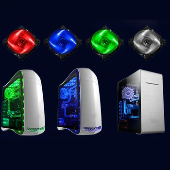 

4 Kinds Color PC Fans Heatsink Length 120mm LED Fan Controller With Ultra Silent Cooler Cooling And Anti-Vibration Rubber