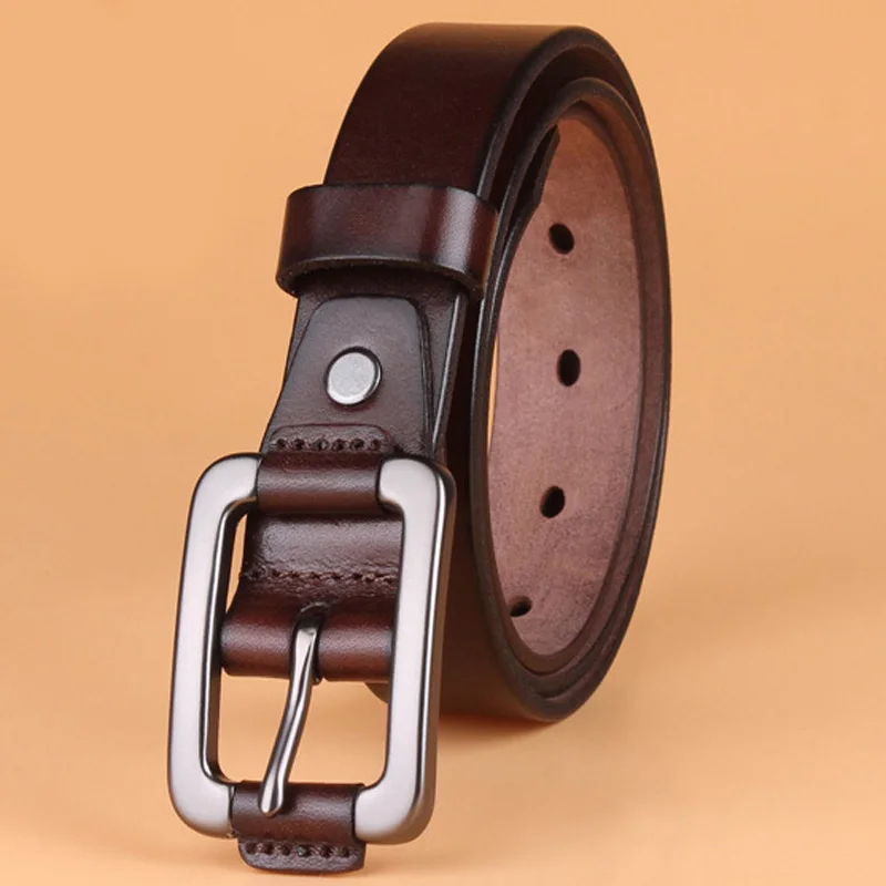 

New Style Designer Belts Women High Quality 100% Genuine Leather Belt Luxury Vintage Pin Buckle Women Belt For Jeans