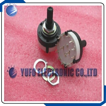 

Free Shipping One Lot 5p,2 pole 12 positions PCB Rotary switch NEW,2P12T