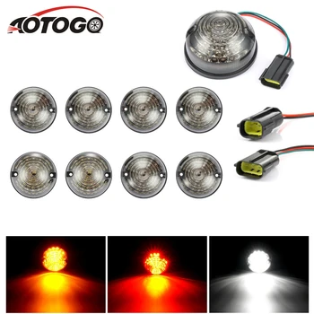 

8 pcs Smoke Lens Led Lamp for land rover Signal Lamp Cheap Signal Lamp Upgrade Kit 1990-2016 Front Rear Reverse Fog Side Lights