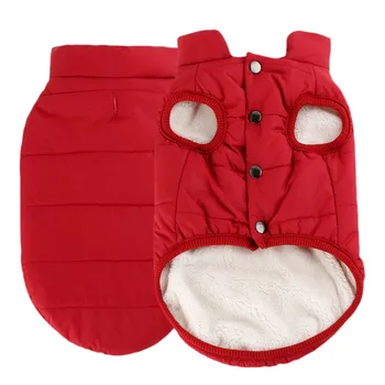 

Windproof Warm Pet Dog Coat V Clothes Anti-cold Jacket Dog Winter Clothes Comtable Clothes Small Dogs Hot