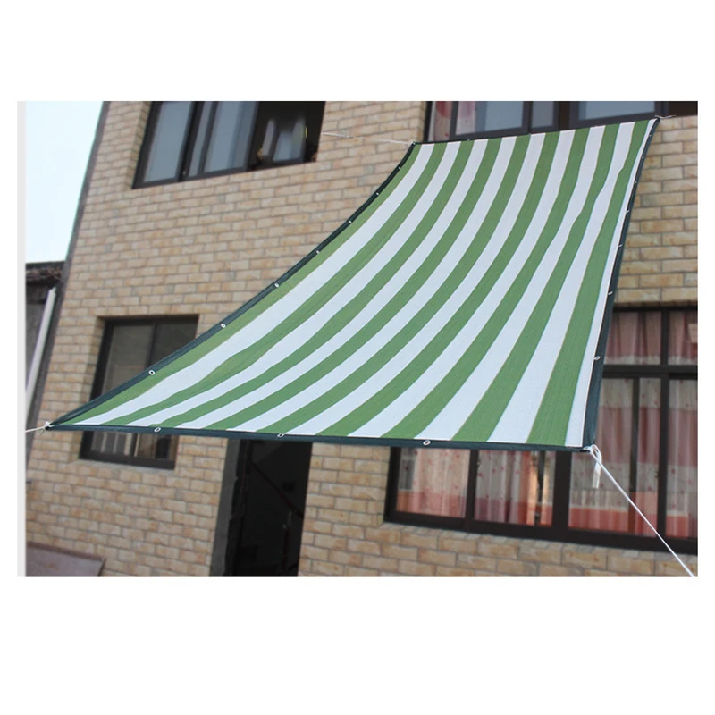 1*Shading Net Green+White Plastic Suitable For Home Garden Balcony And Other Sun Protection Shades 2*2M