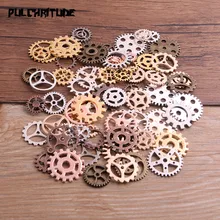 PULCHRITUDE 20 piezas 10 colores tamaño 10-25mm mezcla aleación mecánica Steampunk engranajes y accesorios Diy nuevo Oct Drop ship P6659