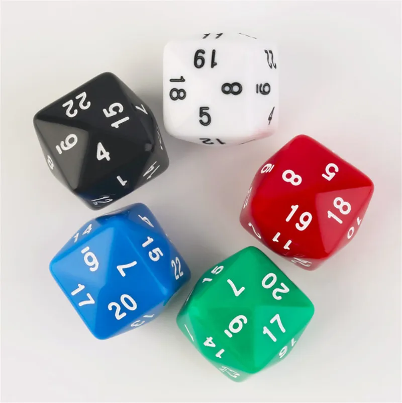1pcs D24 Side Dice For Game Polyhedral 24 Face Multi Sided Acrylic for Board game | Спорт и развлечения