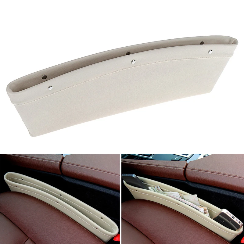 Автомобильный Органайзер кожаный Catcher коробка для Volkswagen Polo Passat B6 BMW F10 F30 E60 Ford Focus 2 3