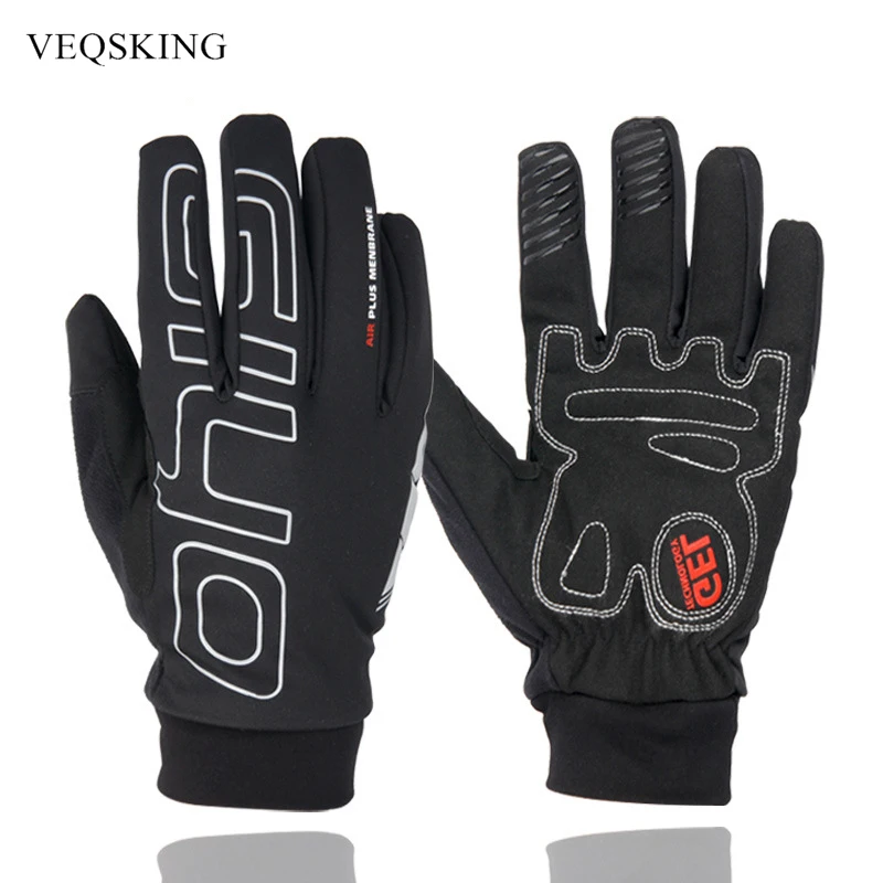

GIYO Winter Outdoor Sport Cycling Gloves Waterproof Bicycle Gloves Men Bike Gloves Thermal Fleece Cycling Gloves Gel Full Finger