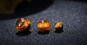 

Natural Red Tiger Eye Gemstone Round Loose Spacer Beads Fine Jewelry Tiger's eye Beads
