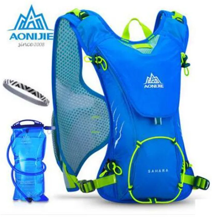 AONIJIE Outdoor Trail Running Marathon Hydration Backpack Lightweight  Hiking Bag With+ 1.5L Hydration Water Bag for Men Women