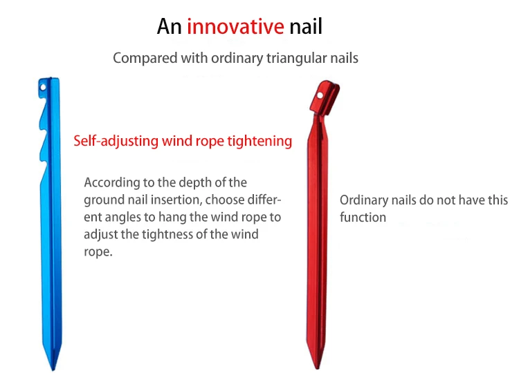 10 шт. металлическая уличная палатка для кемпинга веревка гвозди аксессуары для палаток оборудование Naturehike алюминиевый сплав колышки для палатки для ногтей 18 см