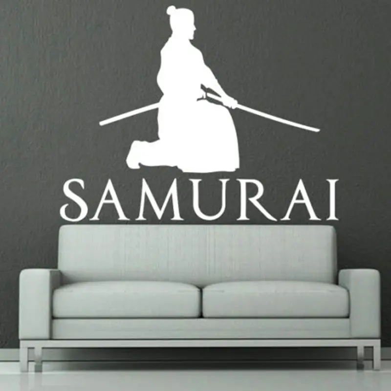 DCTAL Kendo Sticker Samurai Decal Japan Ninja Poster Vinyl Art Wall Decals Pegatina Quadro Parede Decor Mural Kendo 1016 Sticker