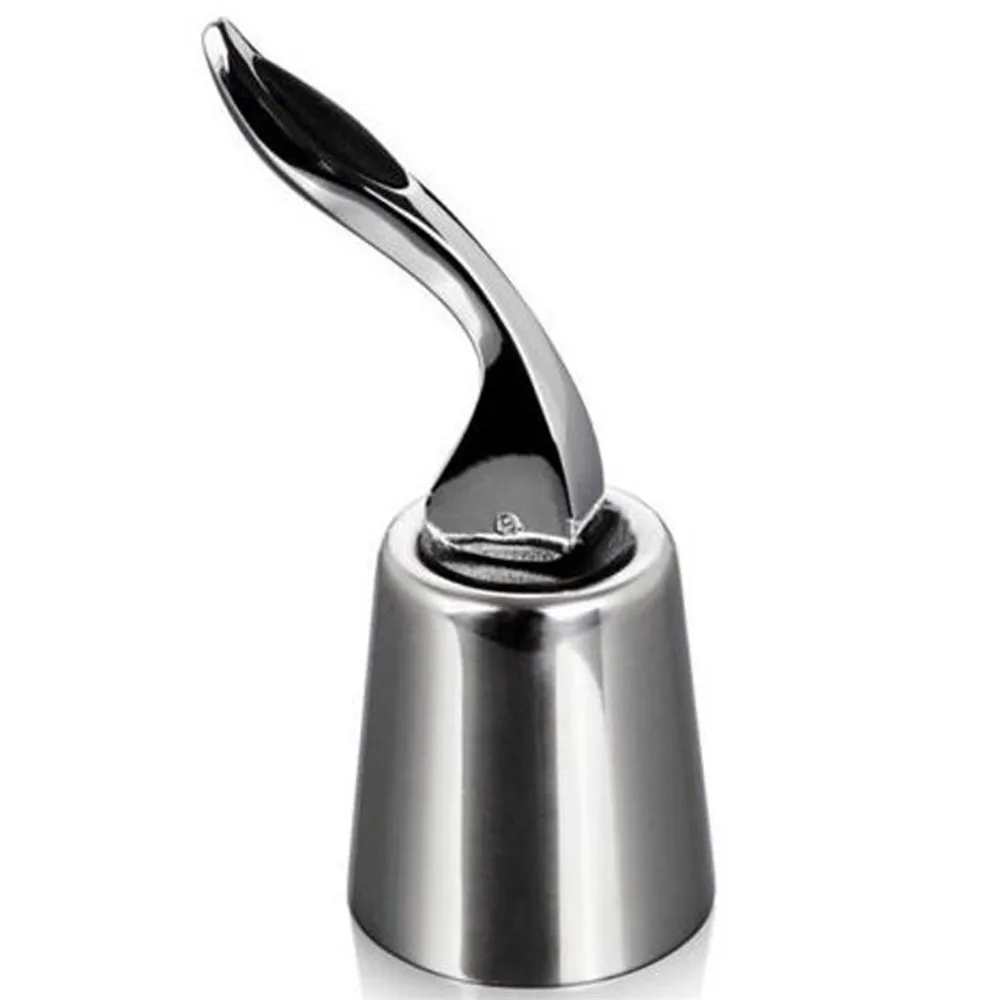 2018 New Stainless Steel Reusable Vacuum Sealed Red Wine Bottle Stopper Cap Plugwine bottle