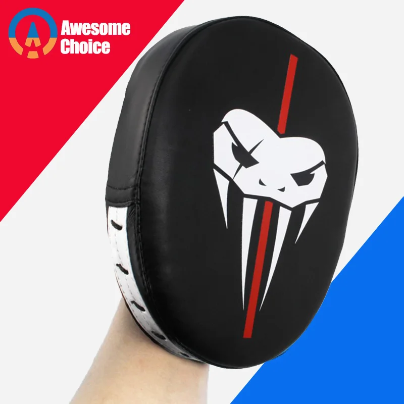 

1 pcs Boxing Pad Snake Mark Sand Bag Punching Bag Fitness Taekwondo MMA Hand Kicking Pad PU Leather Training Thai Foot Target