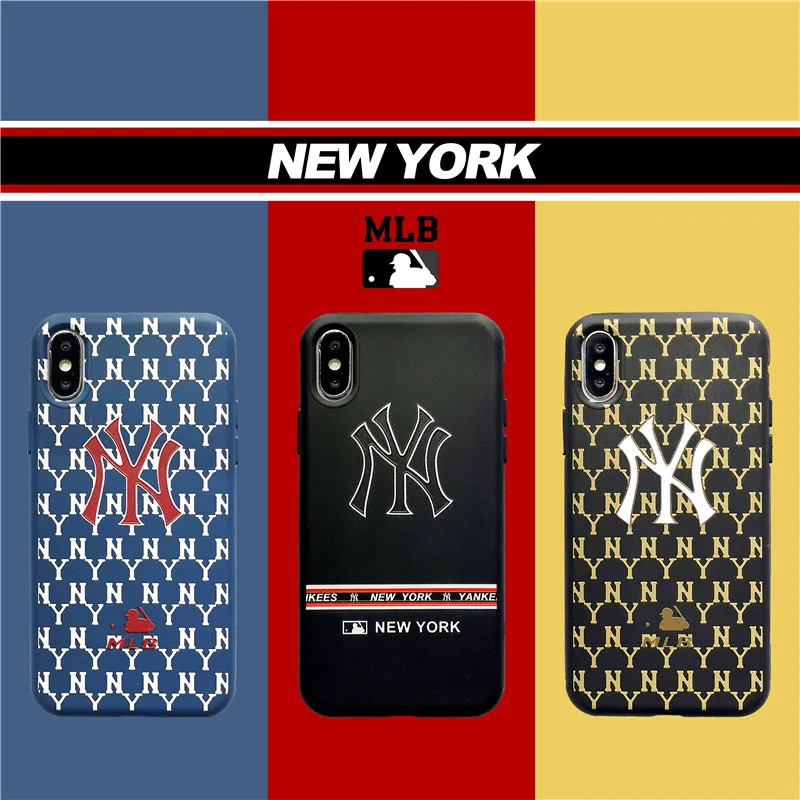 

Baseball hat new York soft phone cover case for iphone X XS MAX XR 8 7 6 6S plus 3D relief matte silicon Sports case ny coque