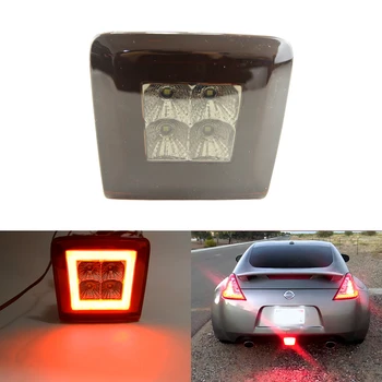 

Smoke Clear Lens 3-in-1 Rear Fog Light /Brake Light/ Backup Reverse Light For Nissan 370Z 09-14 Fits For Nissan Juke Sentra