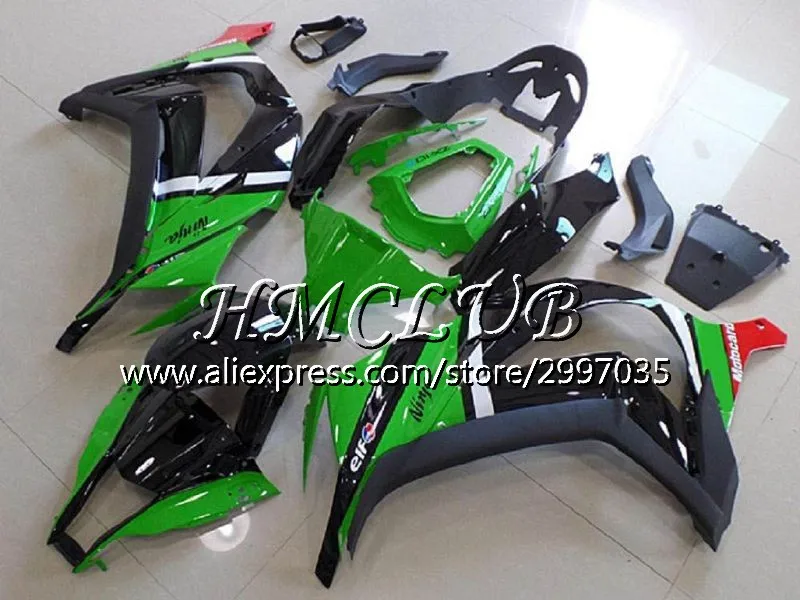 Инъекции для KAWASAKI NINJA ZX 10R 2011 2012 2013 64HC. 7 ZX-10R ZX 10 сотрудников отдела исследований 1000 ZX10R, возрастом 11, 12, 13, 15 зеленый обтекатель - Цвет: No. 18