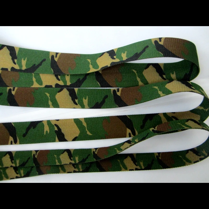 5 м/лот 25 мм 29 мм 38 мм 50 мм ширина Военная Зеленая камуфляжная нейлоновая сетчатая лента для сумки ремень аксессуары