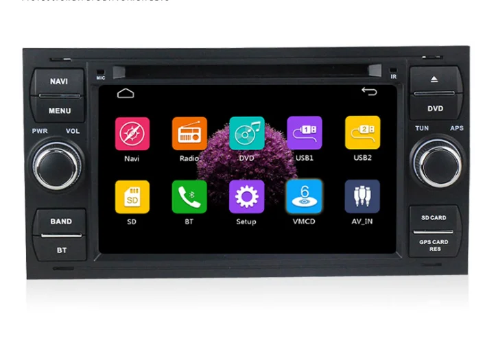 Sale by DHL or Fedex 10pcs 7 inch Capacitive Touch Screen Car DVD Player for Ford Focus Kuga Transit 3G Bluetooth Radio RDS USB SD 3